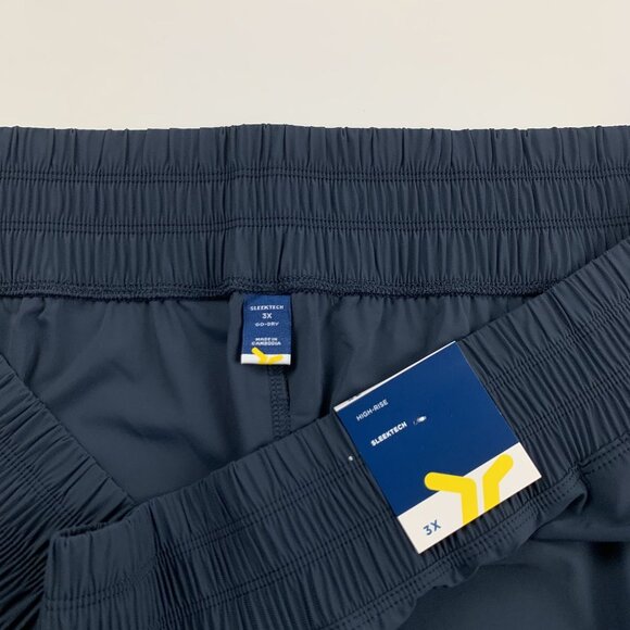 Old Navy Dusk Blue Sleektech Barrel Leg Athletic Pant 3X New - Picture 4 of 7